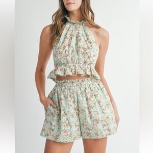 NWT Anthropologie Mable the Label Floral Print Women's Shorts